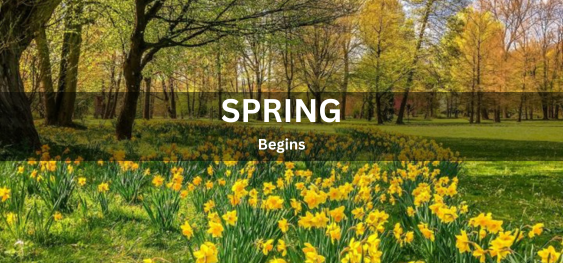Spring Begins [वसंत प्रारम्भ]